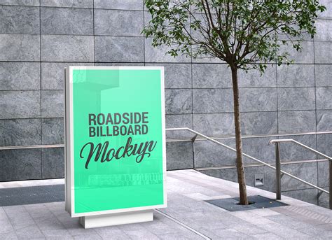 Free Outdoor Street Billboard Mockup PSD - Good Mockups