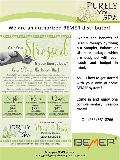 BEMER Mat Therapy | Purely You Spa