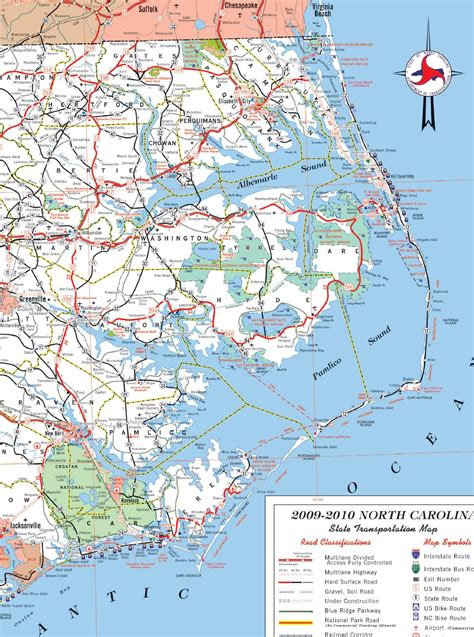 MAP OF THE SHORE | Nc county map, Cities in north carolina, North ...