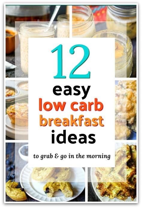 12 Easy Low Carb Breakfast Ideas to Grab and Go | My Life Cookbook ...