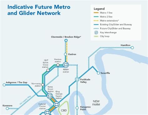 Brisbane Metro Map