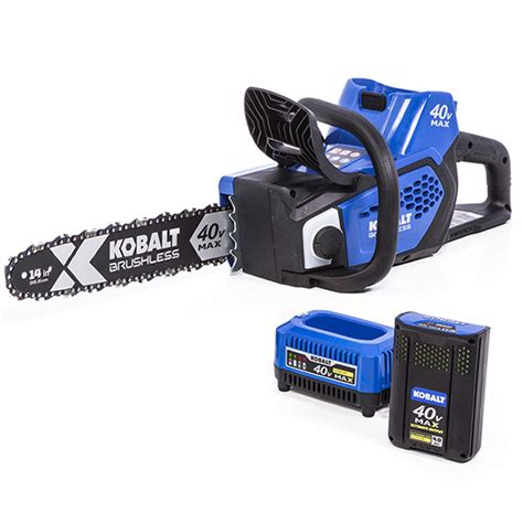 Kobalt 40V Art Lithium-ion 4AH Battery 14-in Cordless Chainsaw, Brushless | Réno-Dépôt