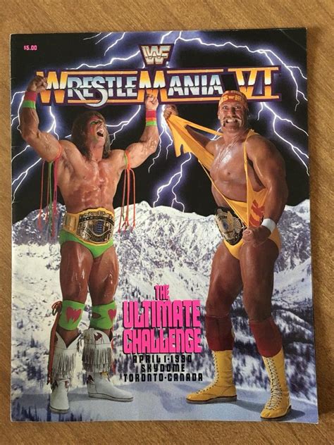 WWF/WWE Wrestlemania 6 Program | #1902237366