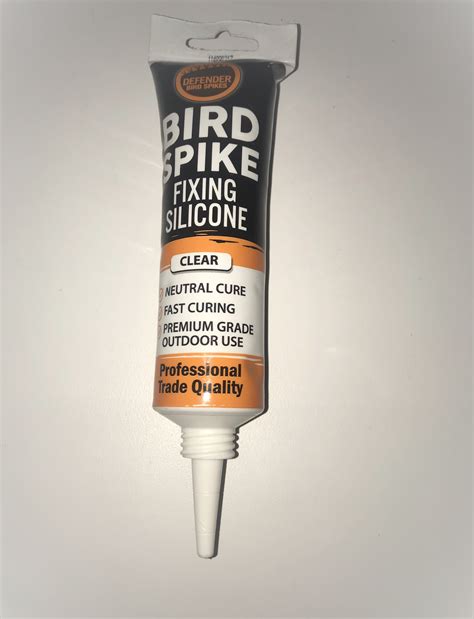 Defender Bird Spike Fixing Silicone Adhesive Glue for attaching Pigeon Deterrent Spikes ...