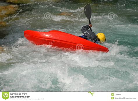 Kayaking on the Rapids of River Stock Photo - Image of river, expedition: 1144818