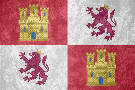 Crown of Castile ~ Grunge Flag (1230 - 1715) by Undevicesimus on DeviantArt