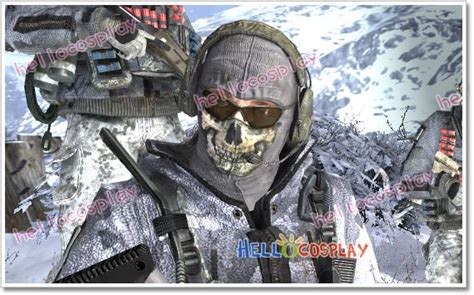 Modern Warfare 2 Lieutenant Simon Ghost Riley Cosplay Mask