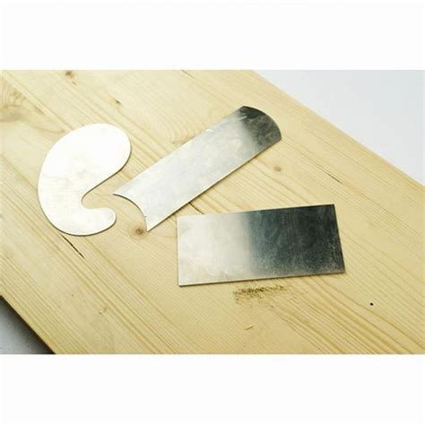 3 Stainless Steel Cabinet Card Scraper Set Gooseneck, Rectangle & Concave-Convex | eBay ...