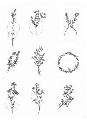 30 Easy Ways to Draw Plants & Leaves | Minimalist tattoo, Small flower tattoos, Nature tattoos