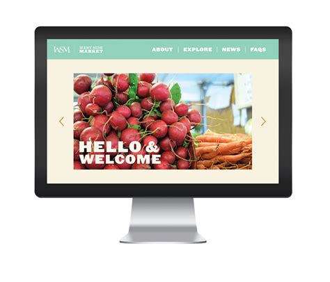 West Side Market Website on Behance