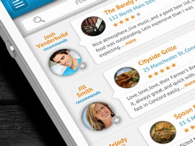 iPhone App - Reviews by Anke Mackenthun on Dribbble