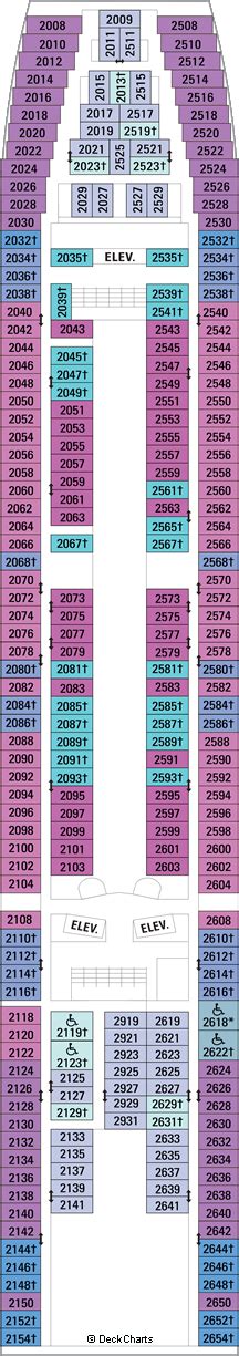 Royal Caribbean Enchantment of the Seas Deck Plans: Ship Layout ...