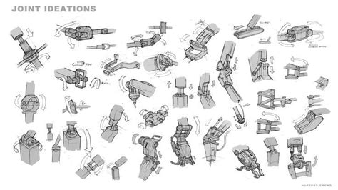 Mech Joints - Поиск в Google | mech | Pinterest | Robot, Sci fi and Drawings