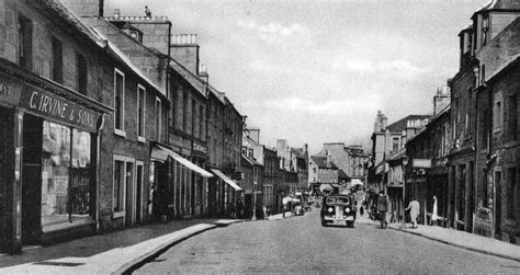 Tour Scotland: Old Photographs West High Street Forfar Scotland