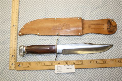 Original Bowie Knife with Sheath Made in Germany - Bodnarus Auctioneering