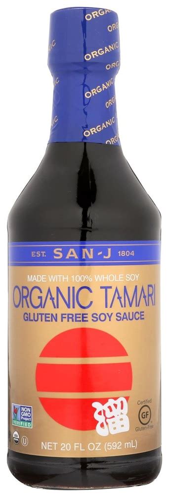 San-J Organic Gluten Free Soy Sauce Tamari -- 20 fl oz - Vitacost