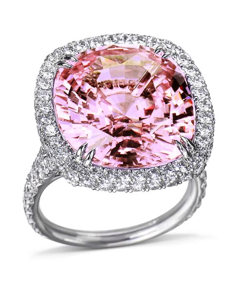 Natural Pink Sapphire and Diamond Ring - Turgeon Raine