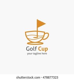 Golf Cup Logo Labels Emblems Vector Stock Vector (Royalty Free) 478877323 | Shutterstock