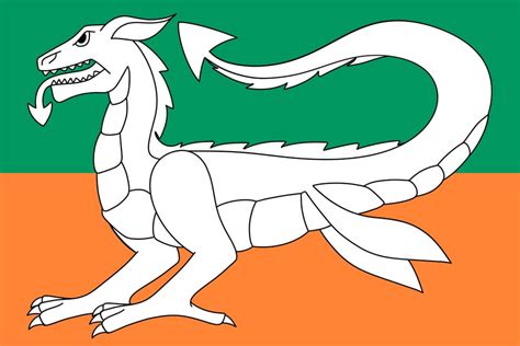 Irish Flag but in the style of the Welsh flag that I drew (oillipheist ...