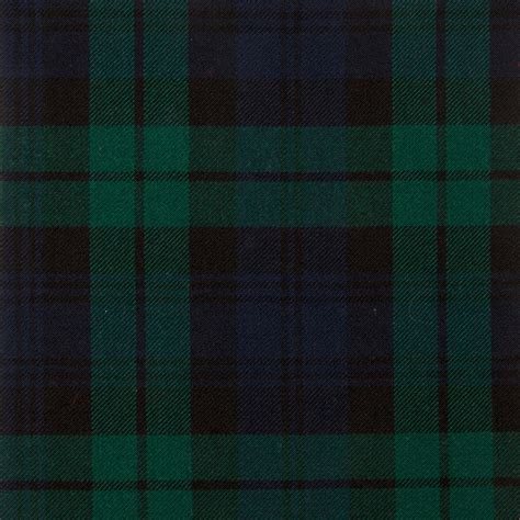 Blackwatch Modern Tartan Fabric Swatch