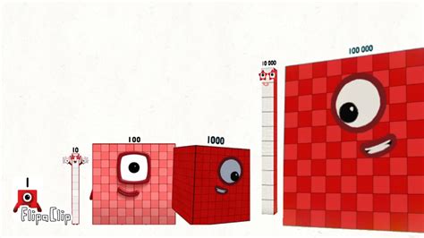 Looking For Numberblocks 100000 Standing Tall Skip Counting To 100000 Numberblocks Animation ...