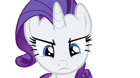 Angry Rarity vector by TwitterShy on DeviantArt