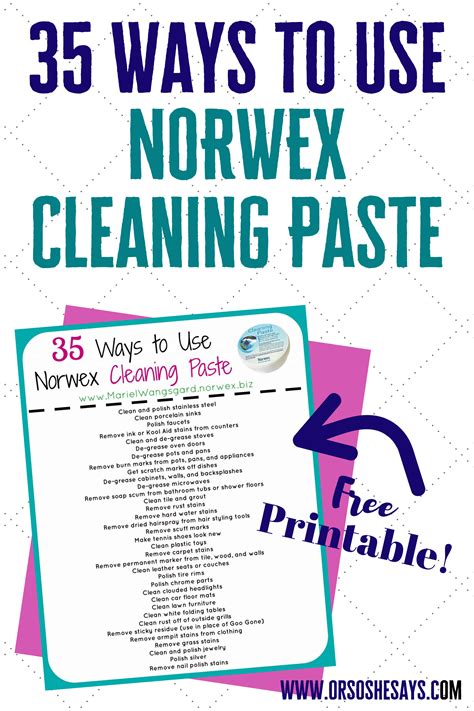 Ways to Use Norwex Cleaning Paste - 35 Ideas You Need to Know!