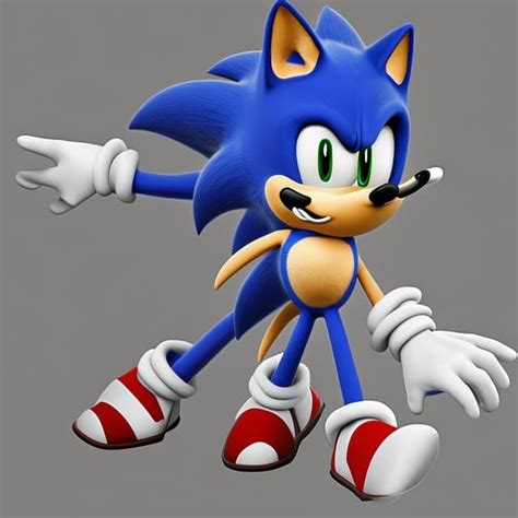 cursed sonic the hedgehog - AI Generated Artwork - NightCafe Creator