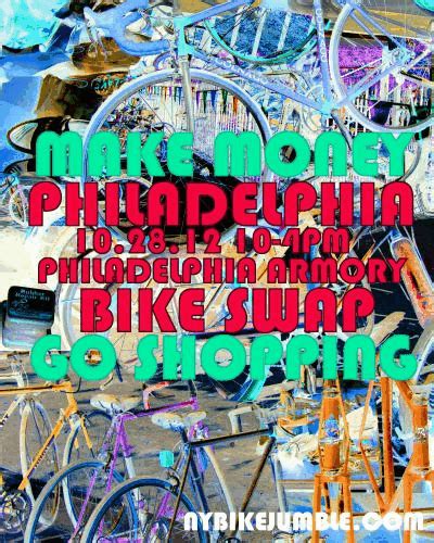 Bike Jumble in Philadelphia | Bicycle Paintings, Prints and Custom Bike Art Portraits