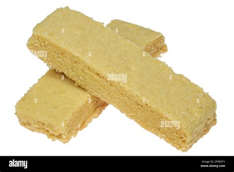 Scottish shortbread fingers isolated on white background Stock Photo ...