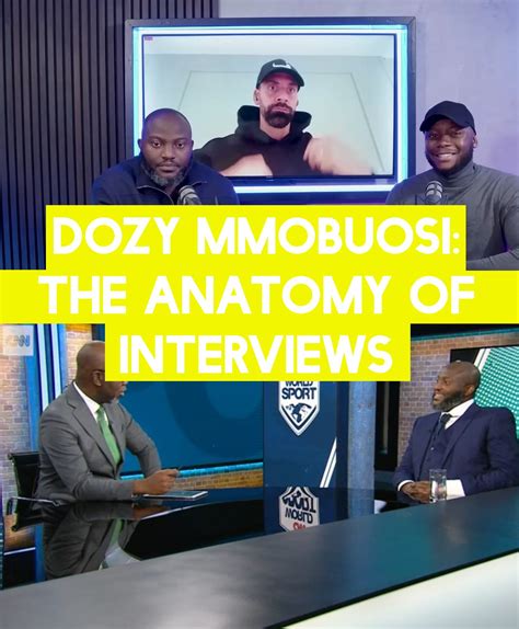 Dozy Mmobuosi: the anatomy of interviews - The Pinch