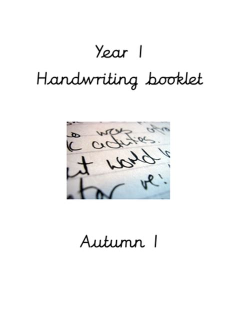 Year 1 Handwriting and Spelling booklet | Teaching Resources