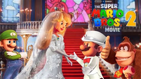 The Super Mario Bros 2 Movie scene. The wedding of Mario and Princess Peach inside the castle ️ ...