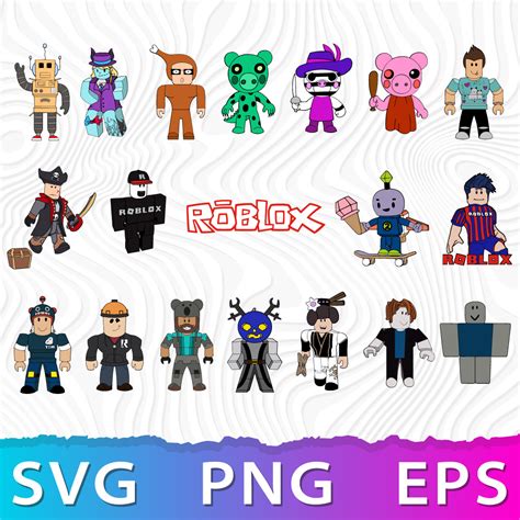 Roblox Characters Bundle SVG | Inspire Uplift