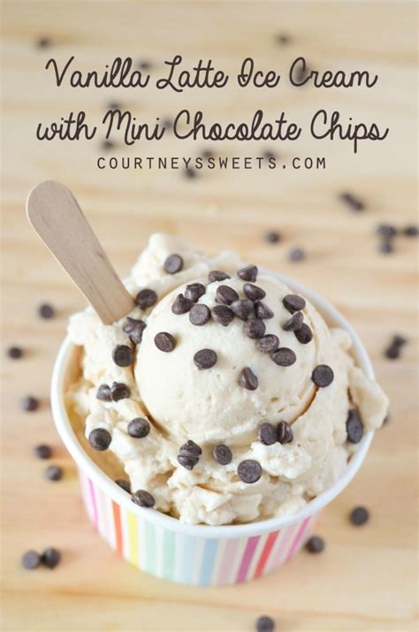 Folgers Vanilla Latte Ice Cream with Mini Chocolate Chips - Courtney's ...