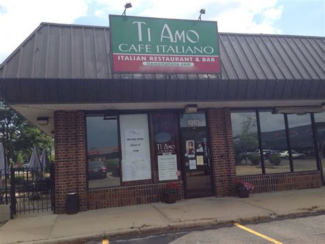 Menu of Ti Amo Cafe Italiano, Hoffman Estates, Chicago