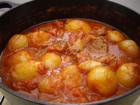 Beef Stifado in the Slow Cooker Recipe