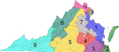 Virginia State District Map