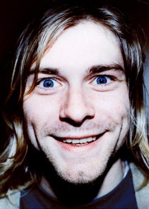 Pictures of Kurt Cobain Looking Happy ~ vintage everyday