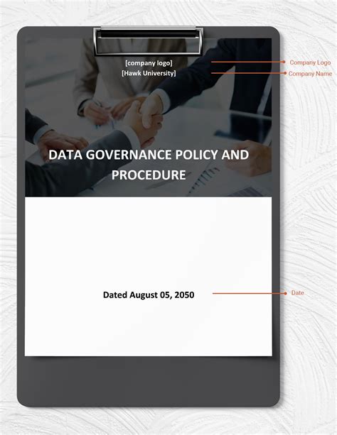 Data Governance Policy And Procedure Template in Word, Google Docs - Download | Template.net