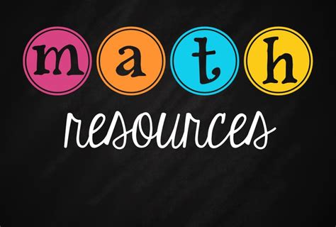 1000+ images about Math Resources on Pinterest | Different types of ...