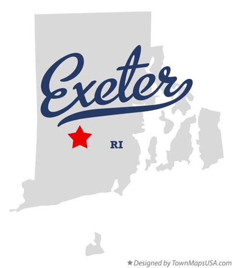 Map of Exeter, RI, Rhode Island