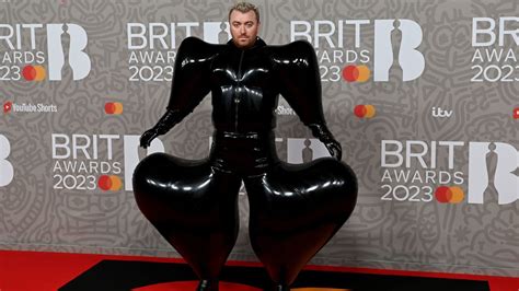 Sam Smith stuns in inflatable Brit Awards outfit | CNN