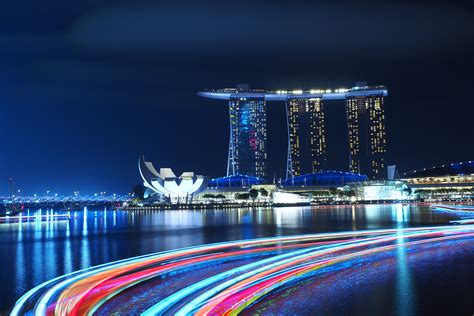 Time-lapse photo of high-rise building, singapore HD wallpaper ...