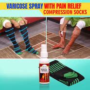 Buy Varicose Spray with Pain Relief Compression Socks (PRS33) Online at ...