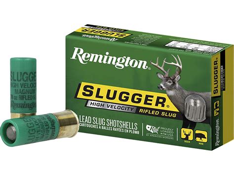 Remington Slugger 12 Ga Rifled Slug 2-3/4 7/8oz Case of 250 (50 Boxes