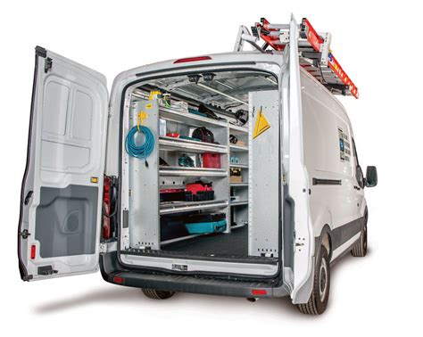 Ford Transit Shelving, Accessories & Racks | Ford transit, Van shelving, Work truck