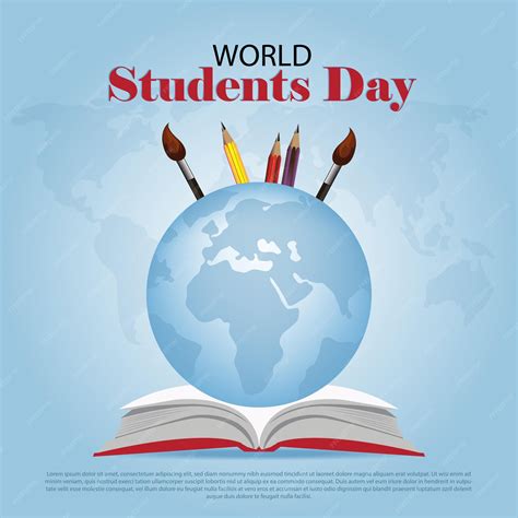 Premium Vector | World Students Day