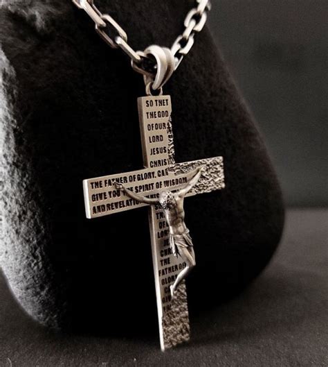 Jesus Crucifix Necklace Jesus Cross Pendants Religious - Etsy