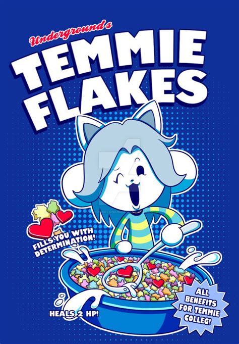 Temmie Flakes! by watermelonium Undertale Comic Funny, Undertale Memes ...